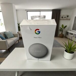Google Nest Mini 2nd Generation Smart Speaker Charcoal Gray Brand New Unopened